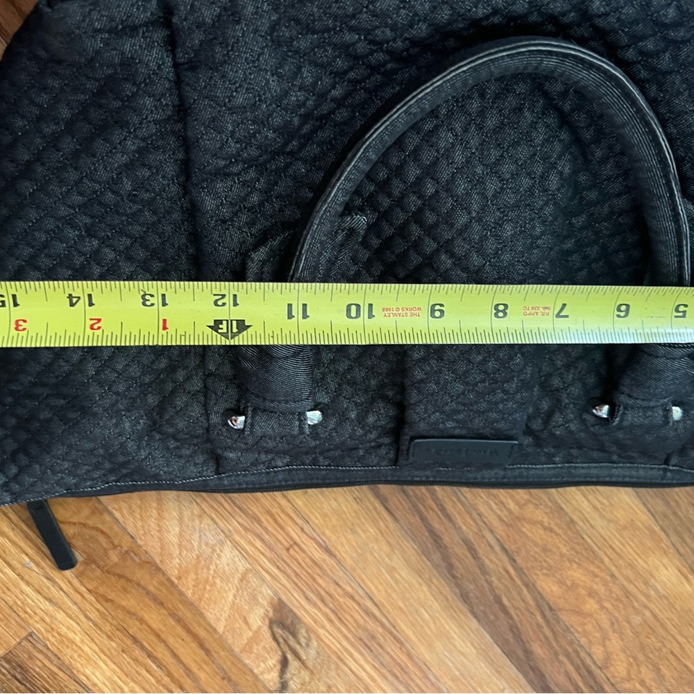 Vera Bradley Denim Blue Hadley Satchel with a Crossbody Strap - Picture 10 of 11